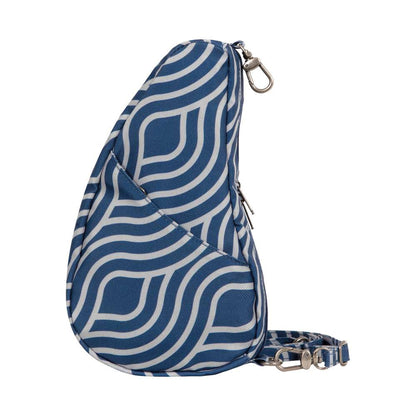 Reversible Print Backpack Large Baglett - Blue Wave