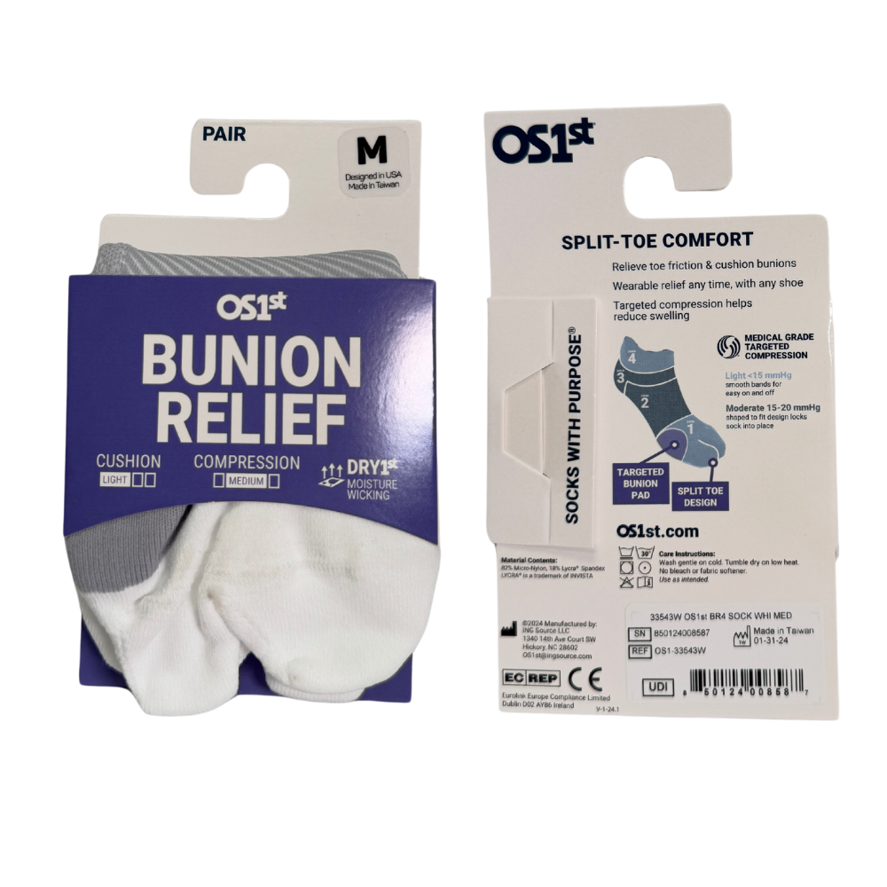 Bunion Relief Sock (BR4) - Grey