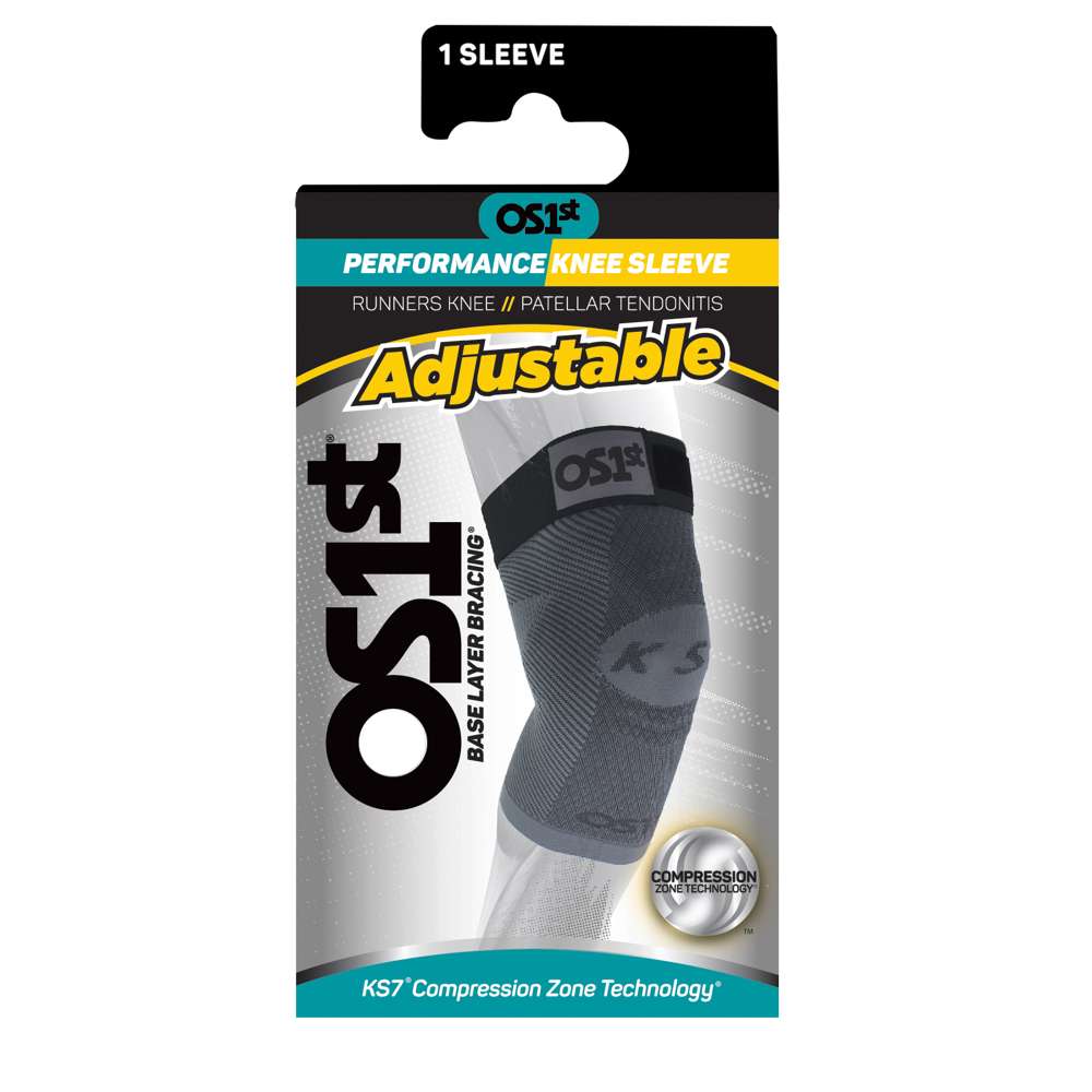 Adjustable Performance Knee Sleeve (KS7+) - Grey