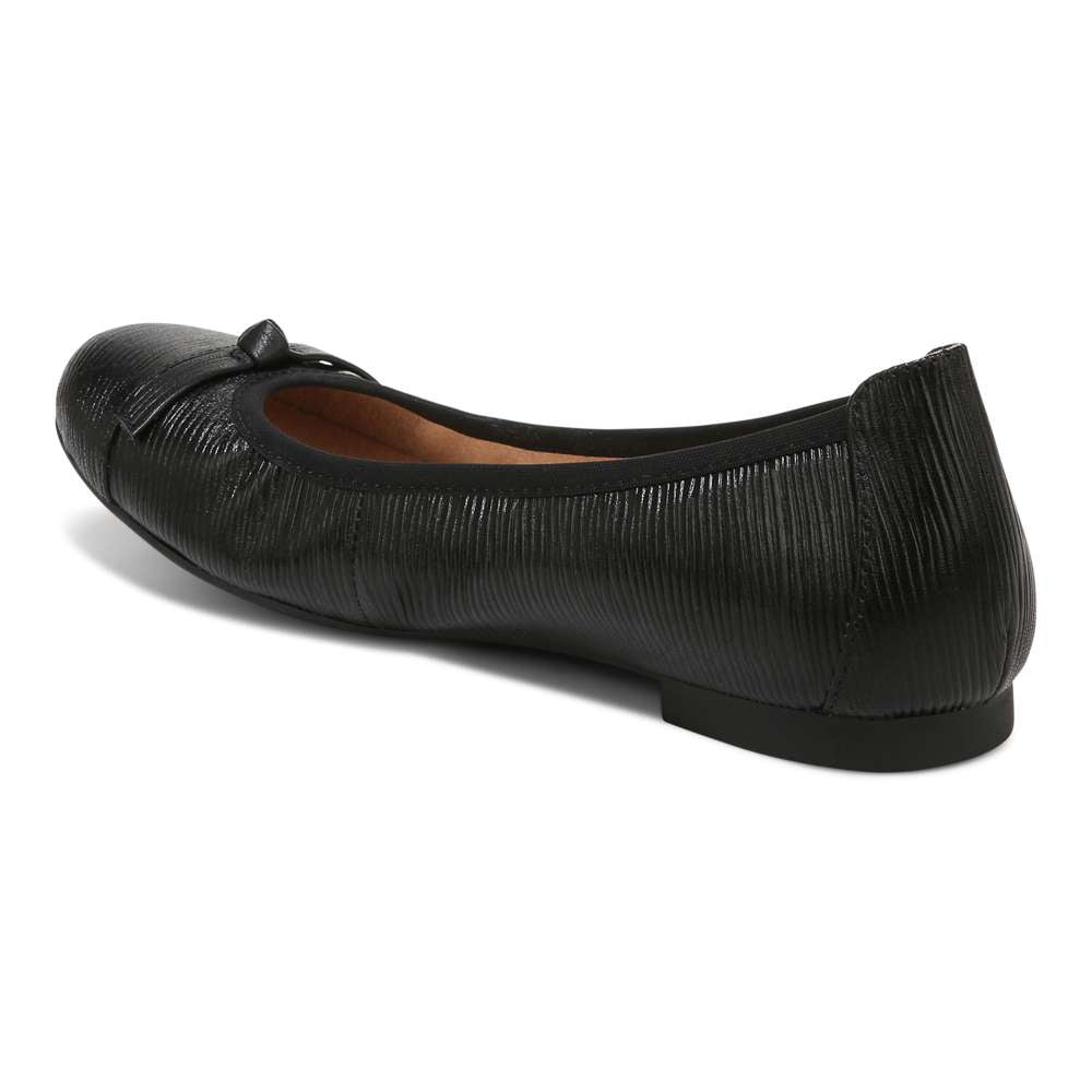 Amorie Ballet Flat - Black Wavy
