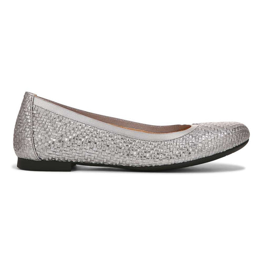 Anita Ballet Flat - Silver