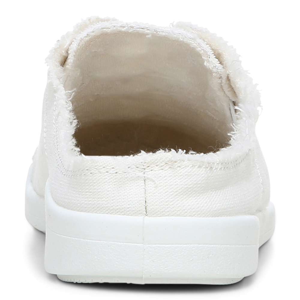 Breeze Mule Sneaker - White Canvas