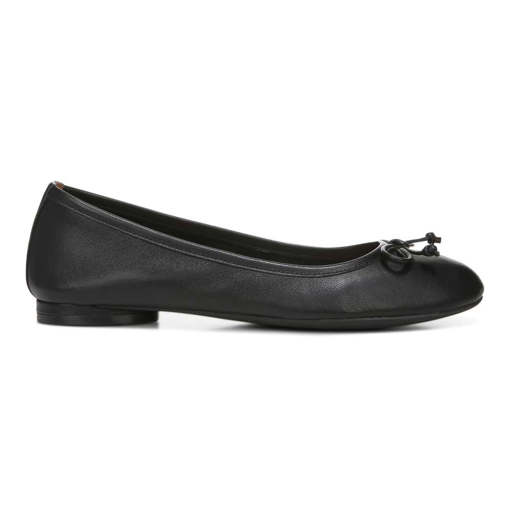 Callisto Flat - Black Nappa