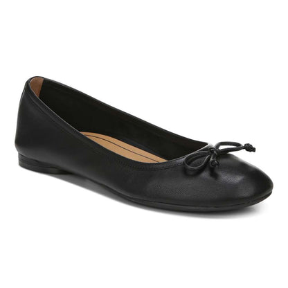 Callisto Flat - Black Nappa