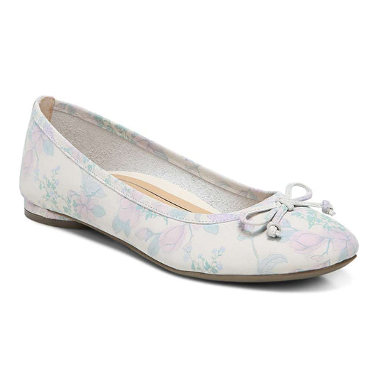 Callisto Floral Flat - Cream Botanical