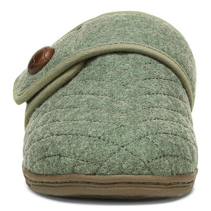 Carlin Mule Slipper - Army Green