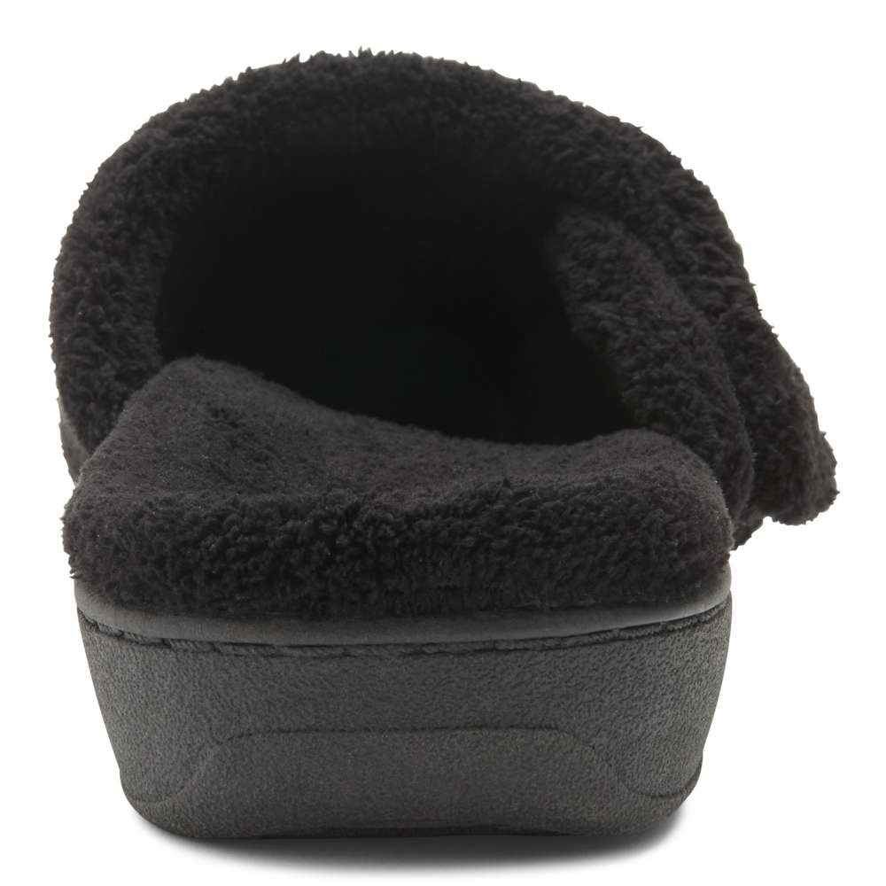 Gemma Mule Slippers - Black