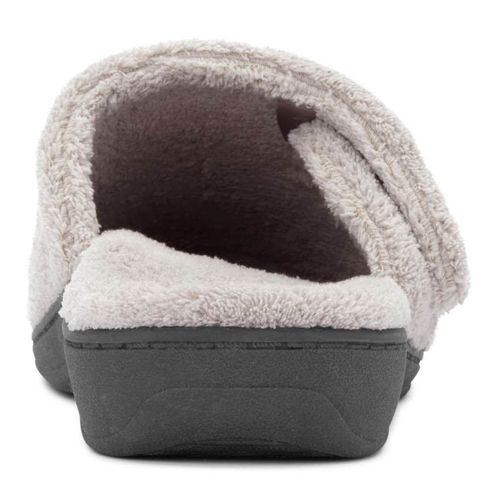 Gemma Mule Slipper - Light Grey