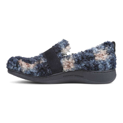 Imogen Slipper - Navy Multi