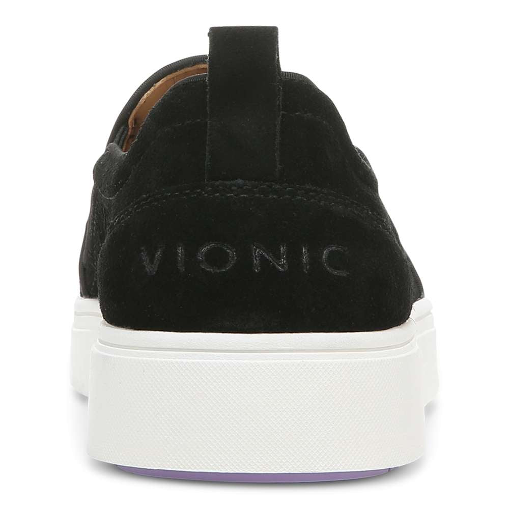 Kimmie Perf Slip-On Sneaker - Black Suede