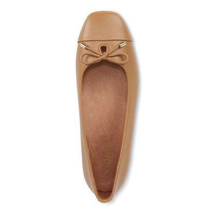 Klara Ballet Flat - Camel Leather