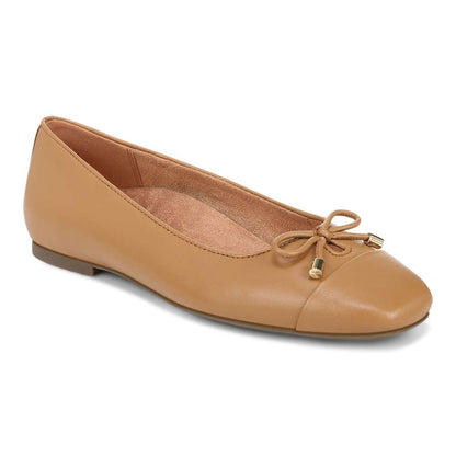 Klara Ballet Flat - Camel Leather