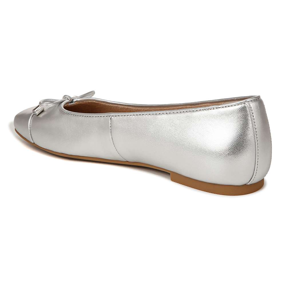 Klara Ballet Flat - Silver Leather