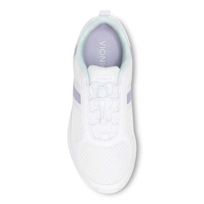 Maren Elastic Lace Sneaker - White