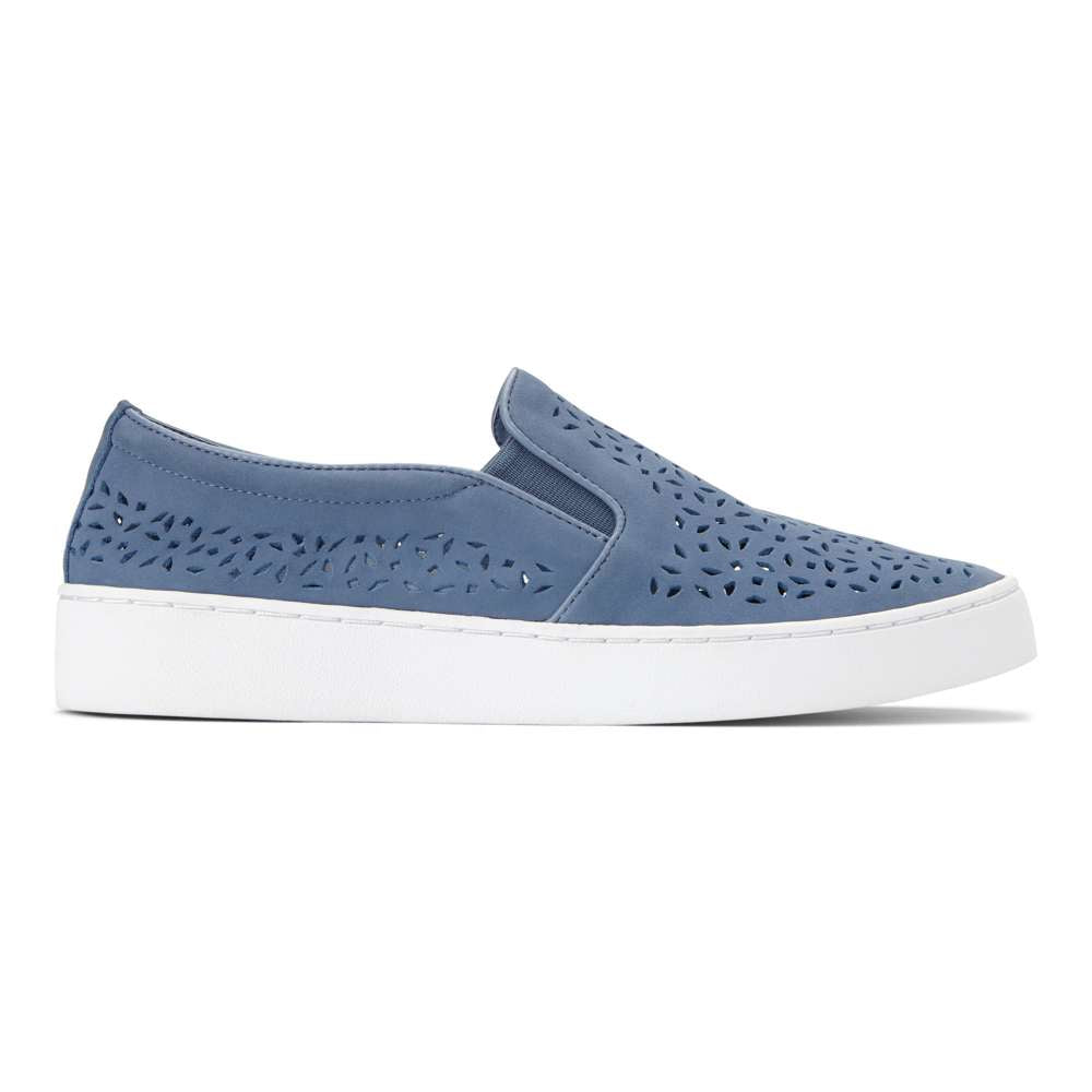 Midi Perf Slip-On Sneaker - Light Blue