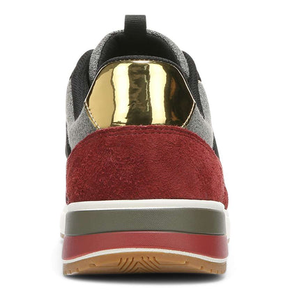 Nova Casual Sneaker - Black/Shiraz