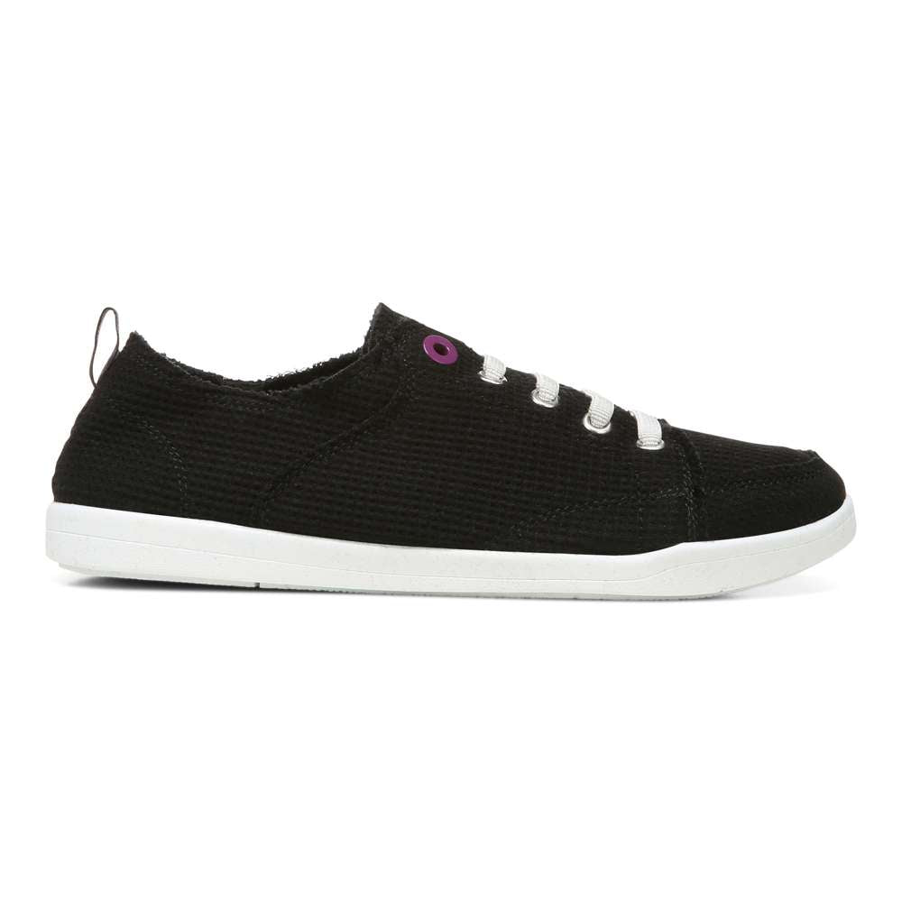 Pismo Casual Sneaker - Black Waffle Knit