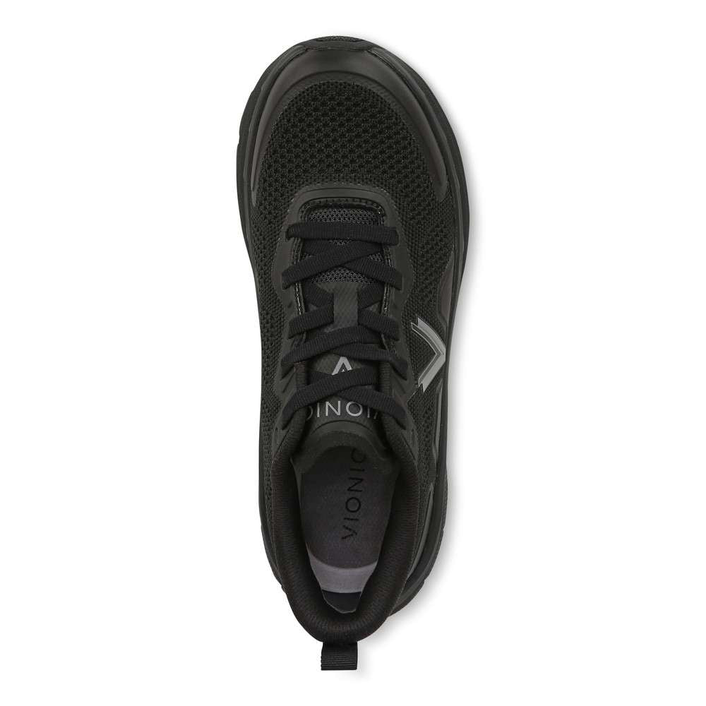 Walk Max Lace Up Sneaker - Black