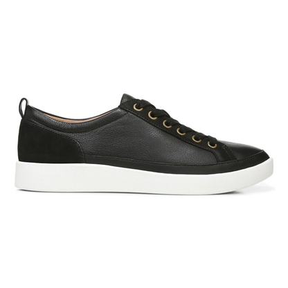 Winny Lace-Up Sneaker - Black Leather Nubuck