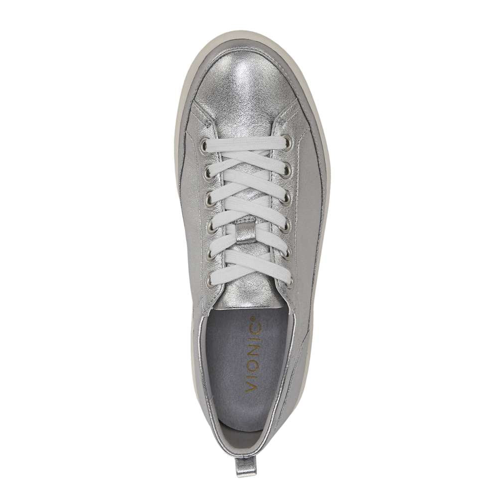 Winny Lace-Up Sneaker - Silver