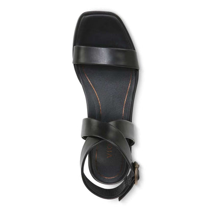 Anaya Sandal - Black Leather