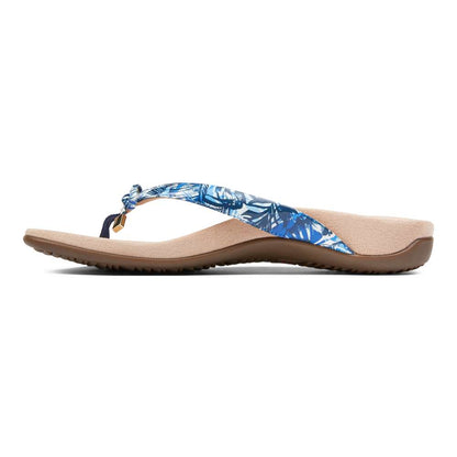 Bella Toe Post Sandal - Blue Palm