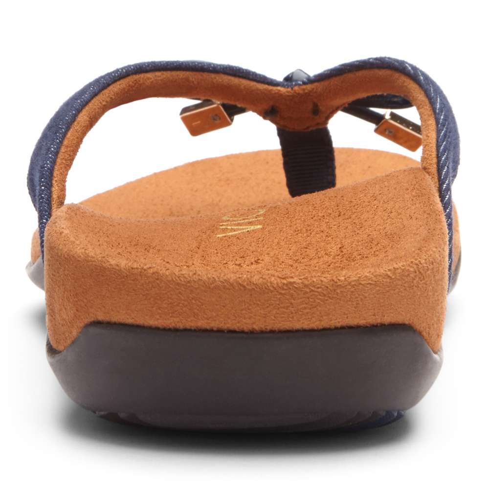 Bella Toe Post Sandal - Denim