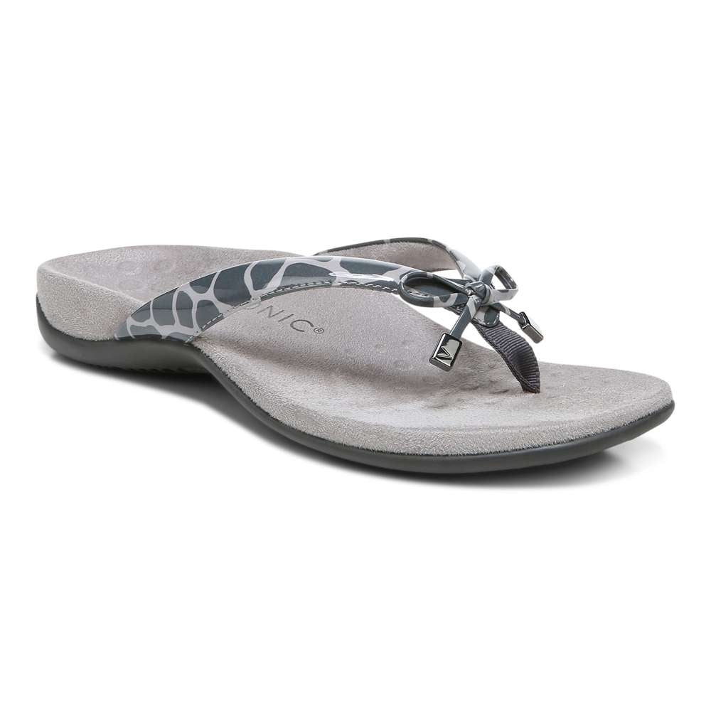 Bella Toe Post Sandal - Giraffe Dark Shadow