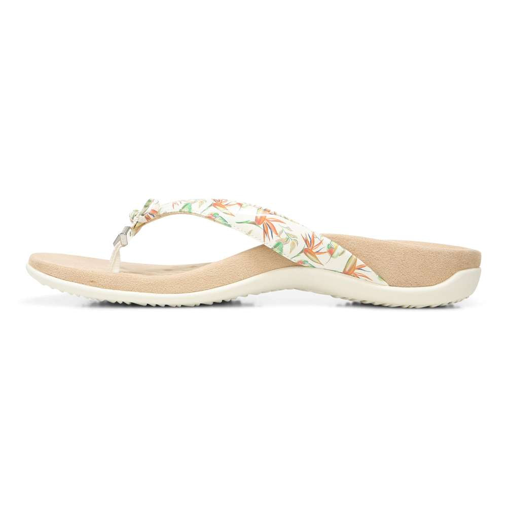 Bella Toe Post Sandal - Marshmallow Tropical