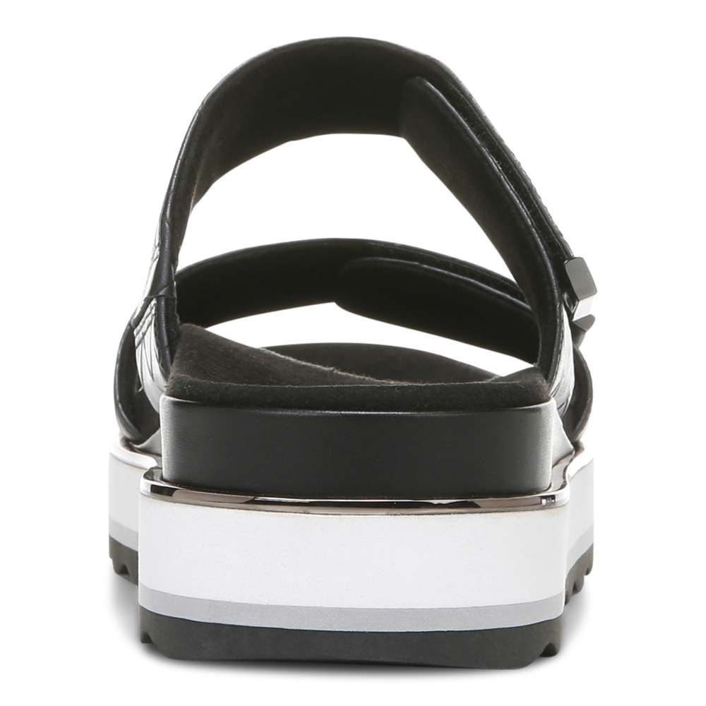 Brandie Flatform Slide Sandal - Black