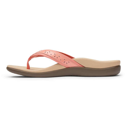 Casandra Toe Post Sandal - Coral