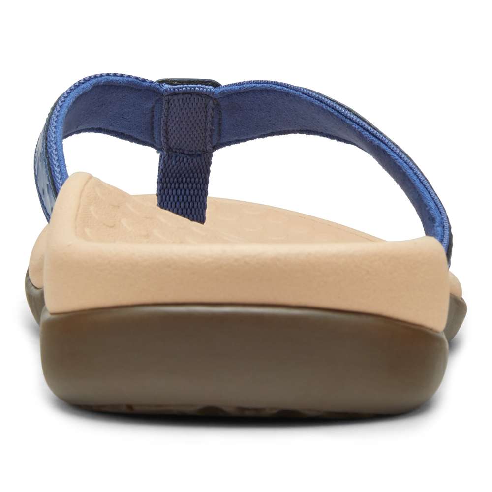 Casandra Toe Post Sandal - Indigo