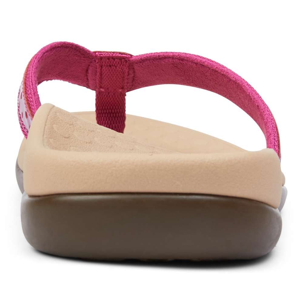 Casandra Toe Post Sandal - Magenta
