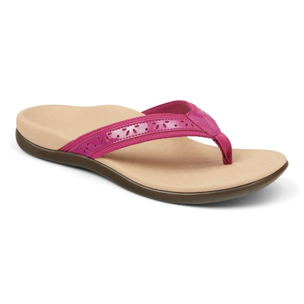 Casandra Toe Post Sandal - Magenta