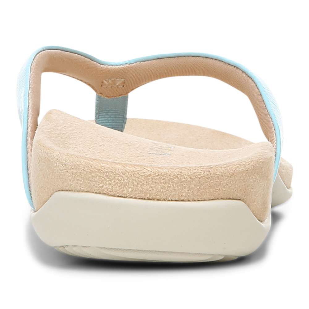 Dillon Toe Post Sandal - Porcelain Blue