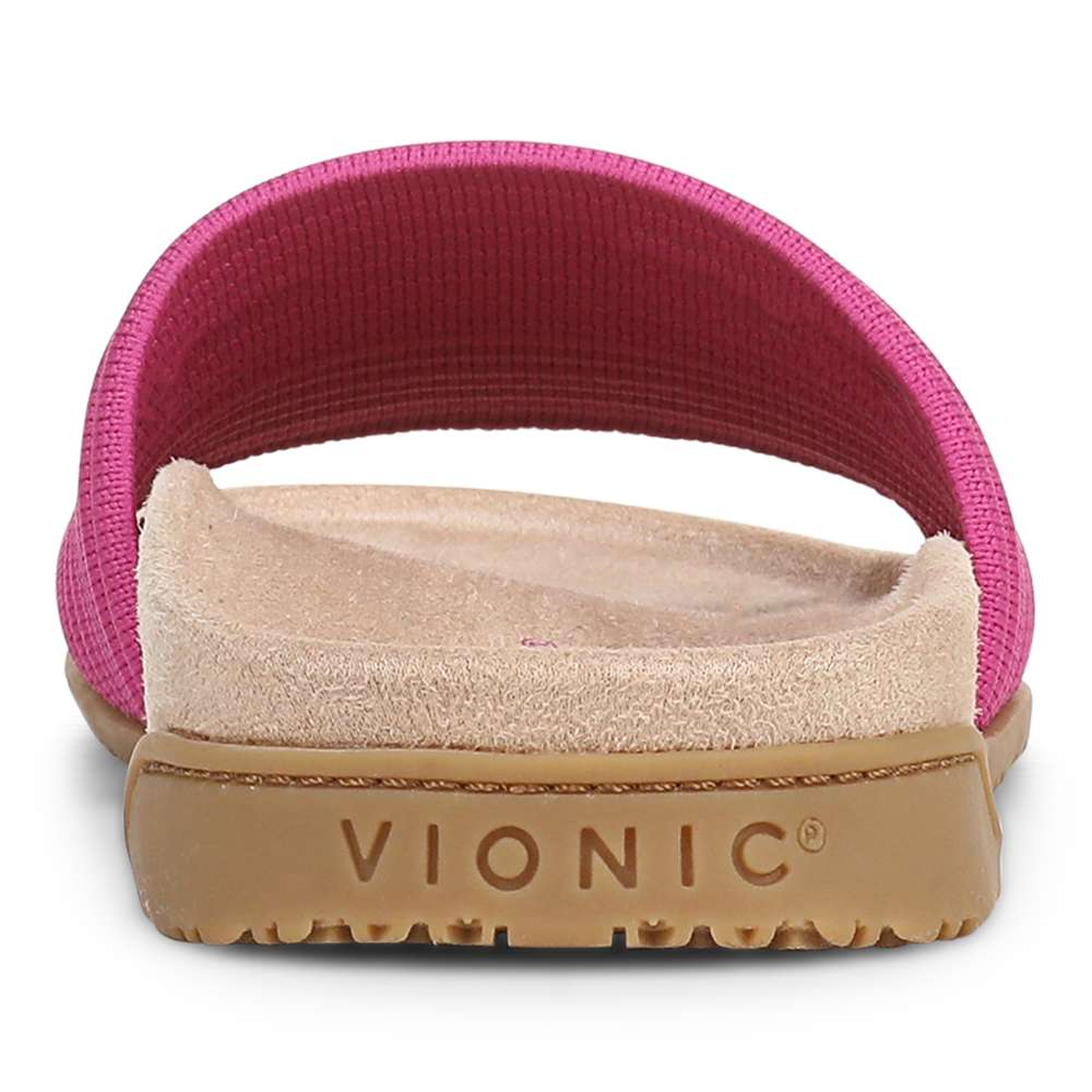 Evie Knit Slide Sandal - Rose Violet