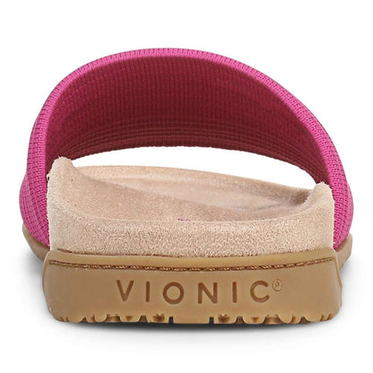 Evie Knit Slide Sandal - Rose Violet
