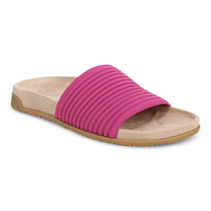 Evie Knit Slide Sandal - Rose Violet