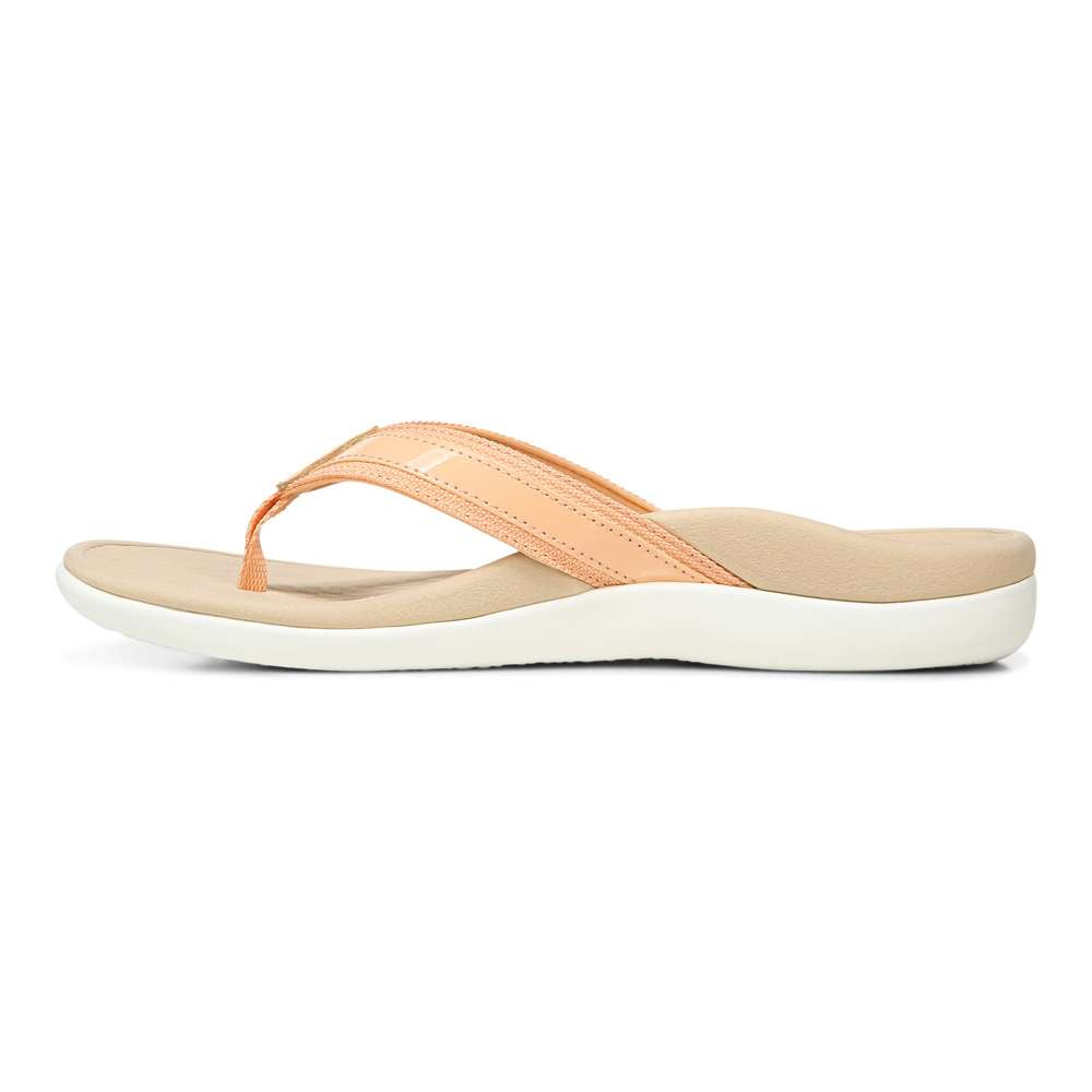 Islander Toe Post Sandal - Apricot
