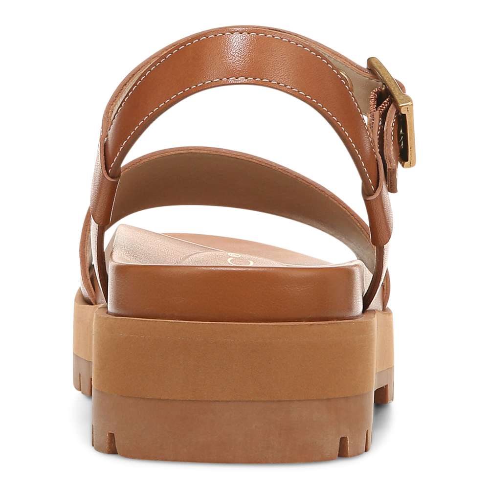 Jamie Flatform Lug Sandal - Tan