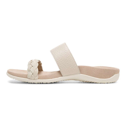 Jeanne Slide Sandal - Cream