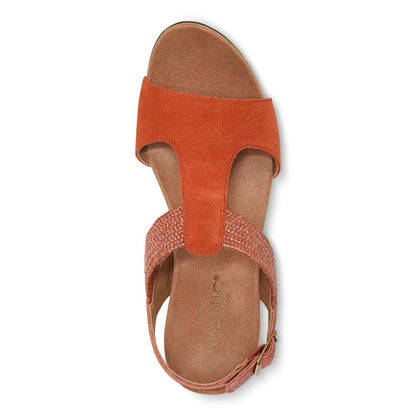 Kaytie Wedge Sandal - Clay