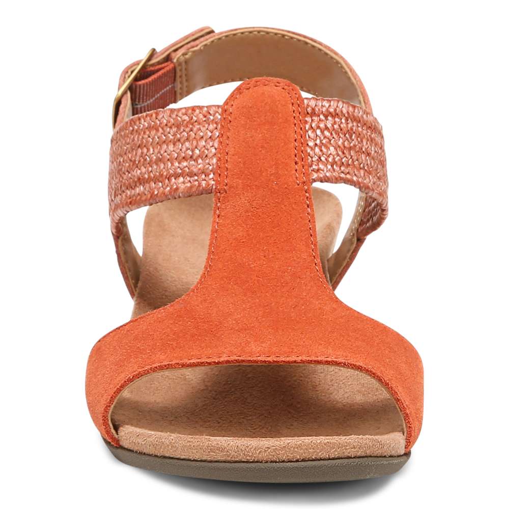 Kaytie Wedge Sandal - Clay