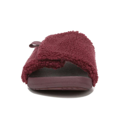 Keira Shearling Slide Sandal - Port