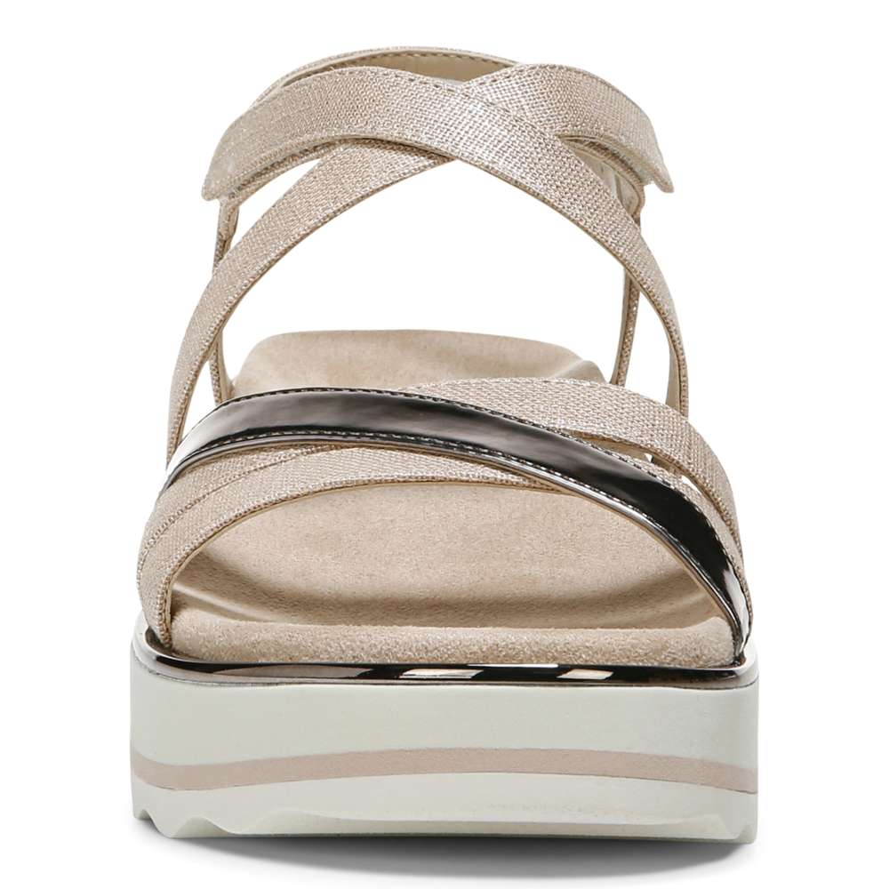Kellyn Flatform Sandal - Moonlight Linen