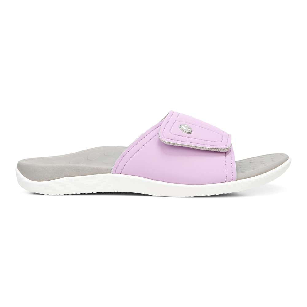 Kiwi Slide Sandal - Orchid Purple