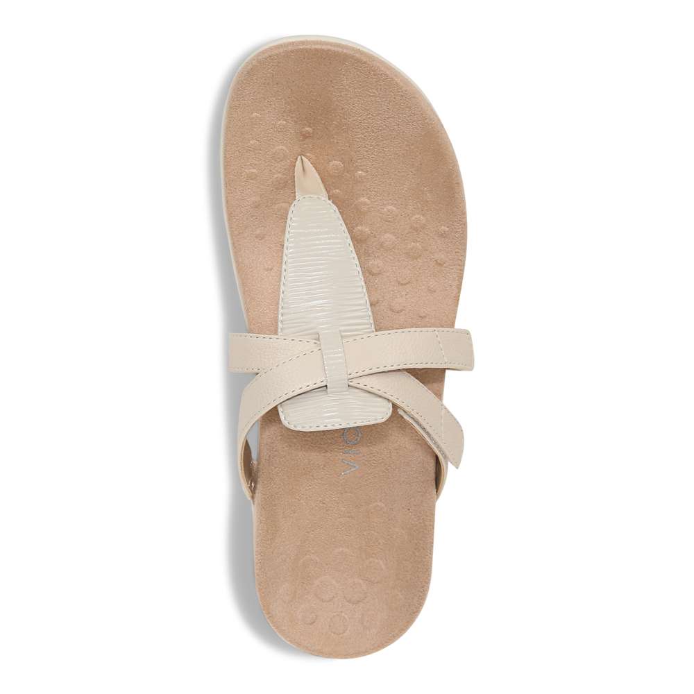 Karley Toe Post Sandal - Cream