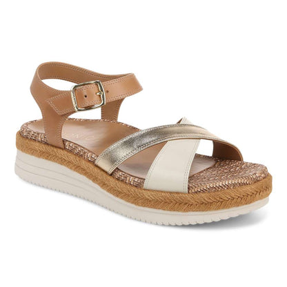 Mar Platform Sandal - Camel/Gold