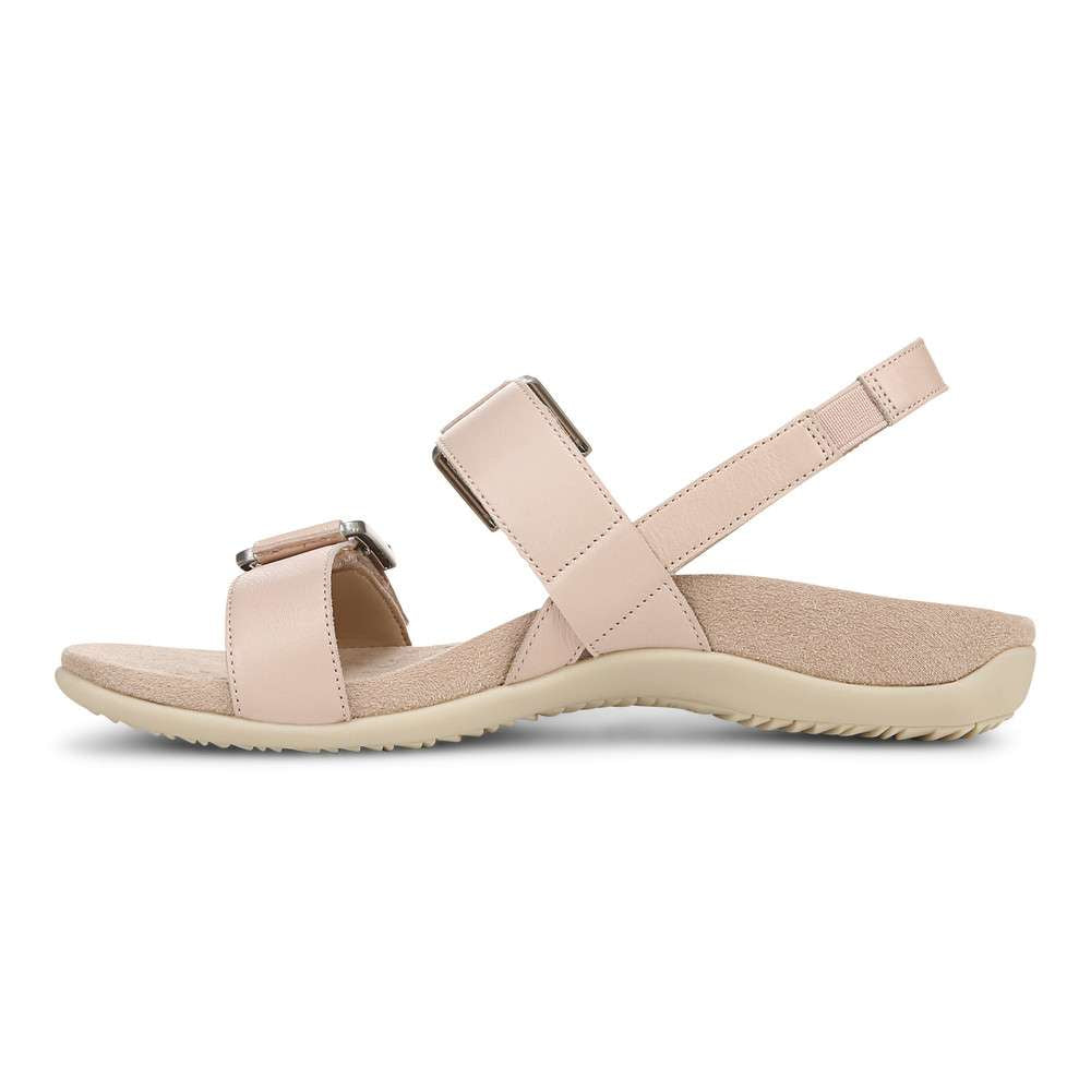Reese Backstrap Sandal - Cameo Rose