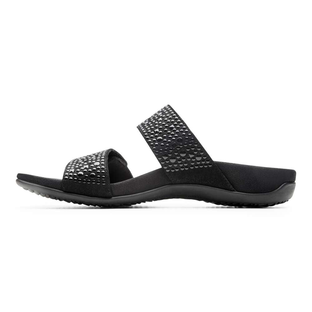 Samoa Slide Sandal - Black